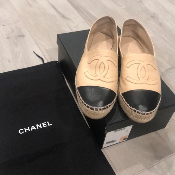 Chanel espadrilles size 38. With original box and dust bags - Picture 1 of 6
